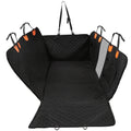 Dog Car Back Seat Cover With Zipper Mesh Window Storage Bags