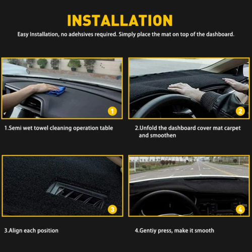 For Toyota Camry 2007-2011 US DashMat Dash Cover Dashboard Mat Car