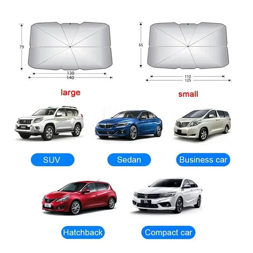 Car Sunshade Umbrella Windshield Folding Front Parasol Umbrella Type