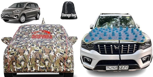 Waterproof Spike Bonnet Car Cover & Car Body Cover Combo